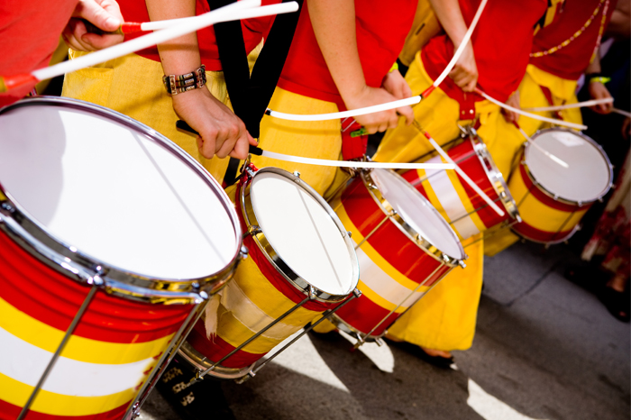 Trommelwirbel zum Karneval der Kulturen